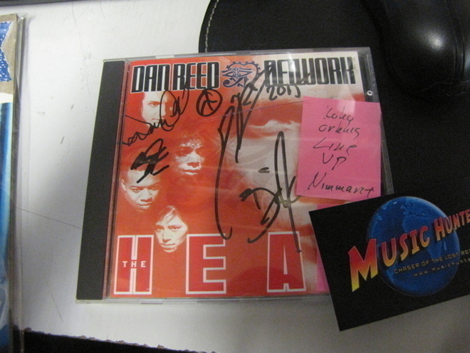 DAN REED NETWORK - HEAT CD BÄNDIN NIMMAREILLA