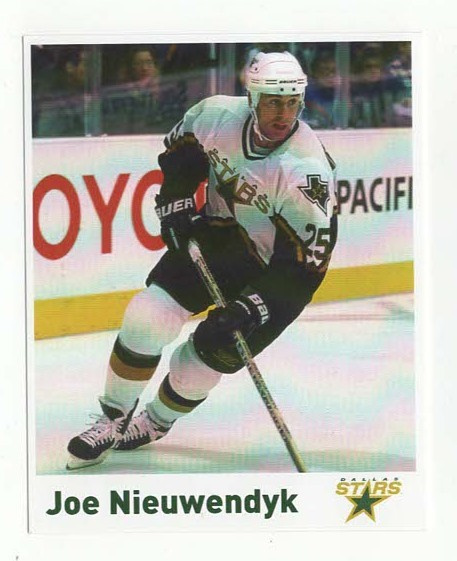 Joe Nieuwendyk Dallas Stars Team Issue Postcard