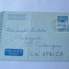 1962 Pukinmäki aerogrammi Namibiaan - pikkukuva 1