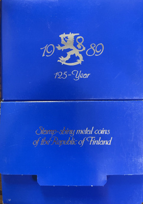 Vuosisarja 1989 Rahapaja 125 v. Englannin kielinen