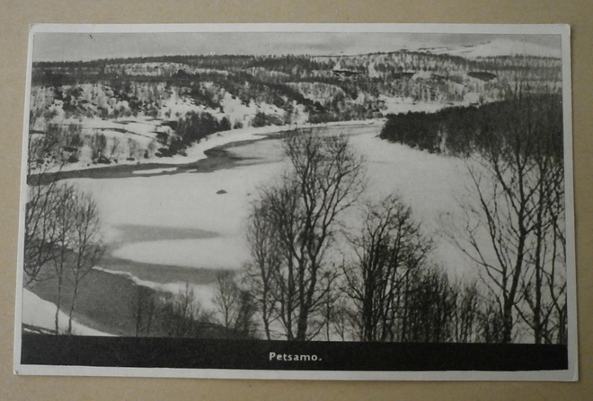 Petsamo, tunturinäkymä, jokea, mv pk, ei p.