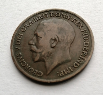 Englanti  Penny 1917