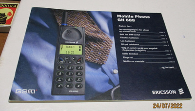 Ericsson kännykän käyttöohje v 1996