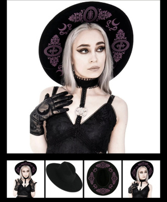 Restyle symbol gootti hattu gothic hat säädettävä