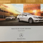 Hinnasto ja lisävarusteet Mercedes W204 S204 C-luokka 2007 - pikkukuva 1