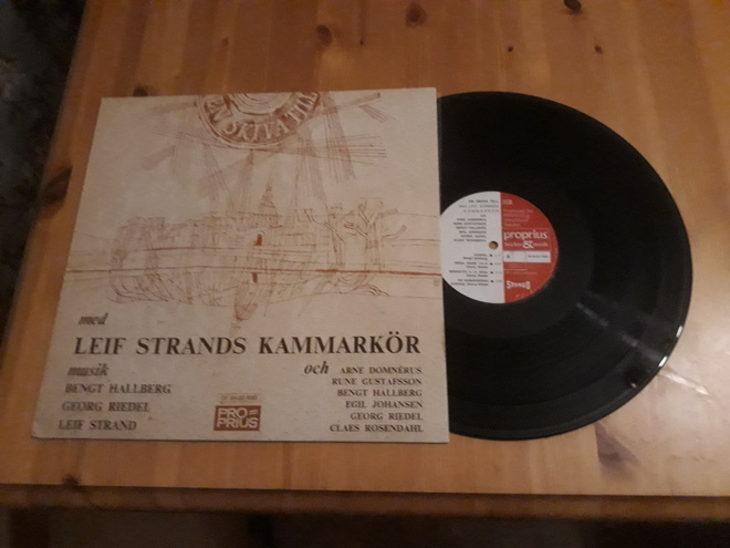 En Skiva Med Leif Strands Kammarkör lp Jazz nm