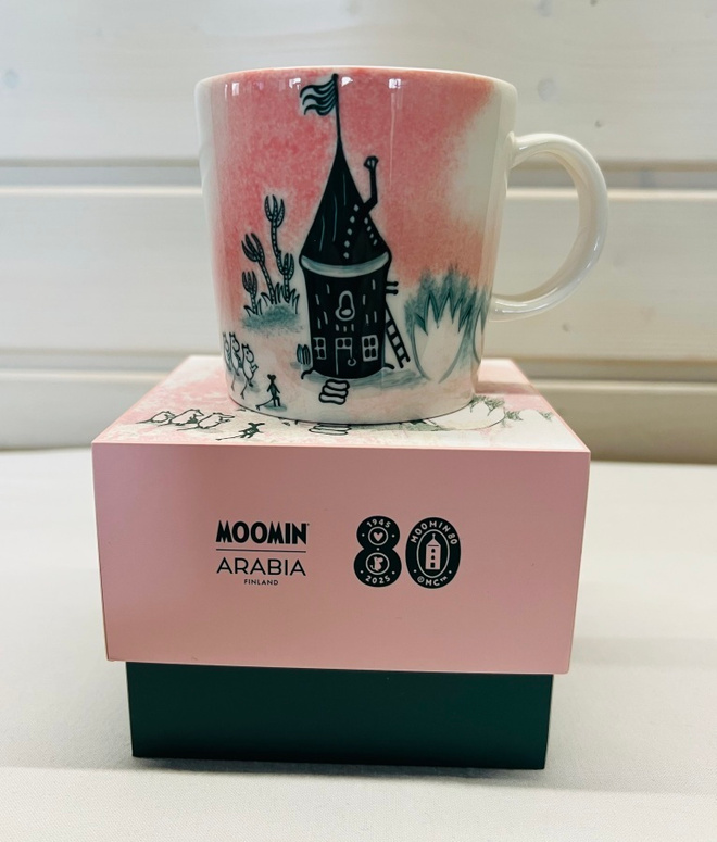 Muumimuki Koti 80v -juhlavuosi muki, nro 6385, uusi