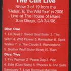 THE CULT:HOUSE OF BLUES.CA.03.04.06 CD - pikkukuva 3