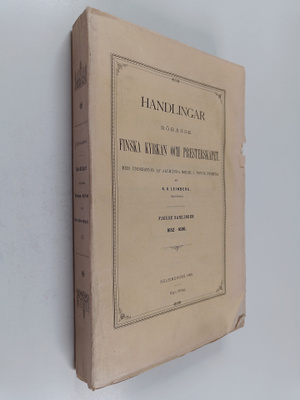 Handlingar rörande finska kyrkan och presterskapet. Fjerd...