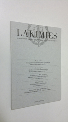 Lakimies 3/2011