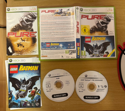 Pure ja Lego Batman the Videogame, Xbox 360 CIB