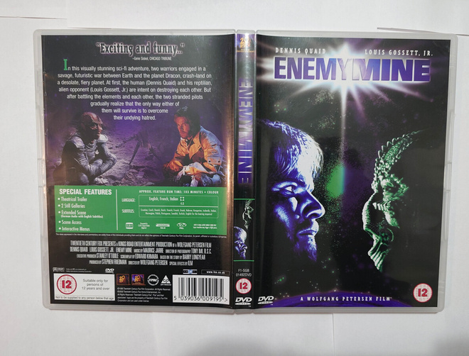 Enemy Mine - Vihollisen Armoilla DVD suomitekstit