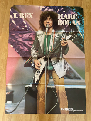 Marc Bolan juliste + Steve Harley Cockney Rebel