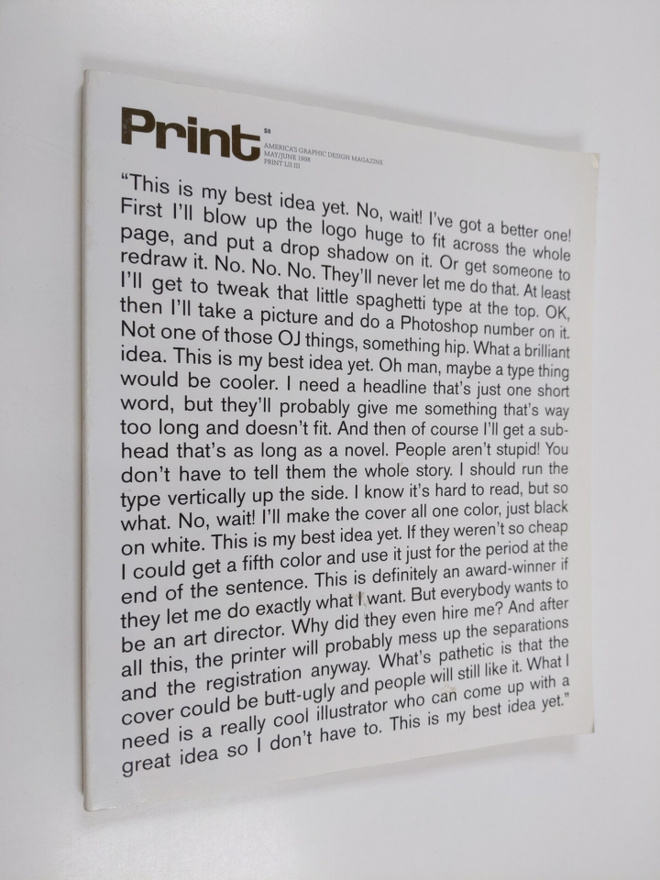 Print - America's graphic design magazine may/june 1998