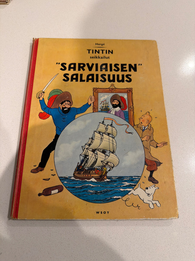 Tintin seikkailut Sarviaisen salaisuus 1962