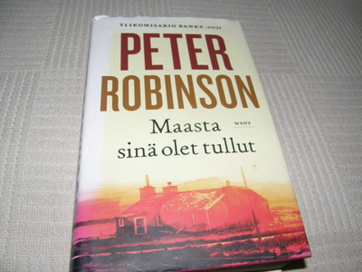Peter Robinson Maasta sinä olet tullut -sid