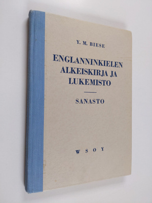 Englanninkielen alkeiskirja ja lukemisto - sanasto kappal...
