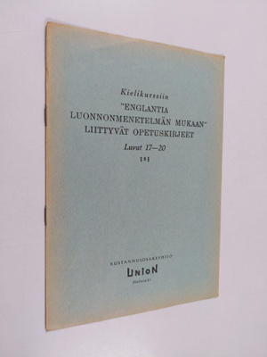 Kielikurssiin "englantia luonnonmenetelmän mukaan" liitty...