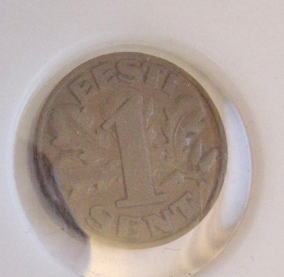 Viro Eesti Estonia 1 Sent 1929 HYVÄ Käyttämätön?