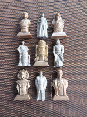 Kelloggs Star Wars figuurit 2 € kpl