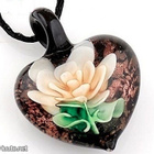 970 .. Murano Kaunis Lampwork Taidelasi .. Kaulakoru - pikkukuva 4