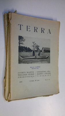 Terra 1930 n:o 1-4 : Suomen maantieteellisen seuran aikak...