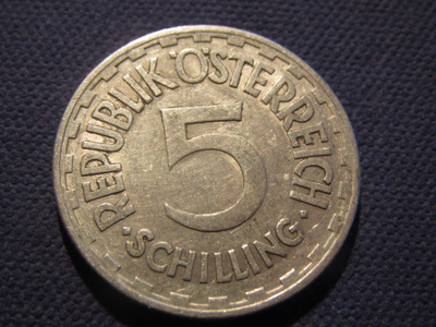 5 schilling  1952. Itävalta-Austria