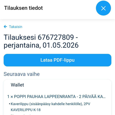Poppi pauhaa festareille kaverilippu