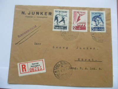 1938 Helsinki N FIS sarja R kuorella