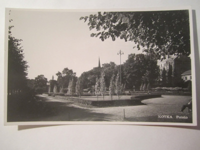 VANHA Postikortti Kotka 1950-l Alkup.Mallikappale