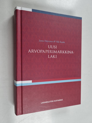 Janne Häyrynen ym. : Uusi arvopaperimarkkinalaki