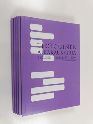 Teologinen aikakauskirja 1-6/2009 (puuttuu nro 4)
