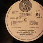 black sabbath lp: vol 4 UK. spiral vertigo 6360071 - pikkukuva 3