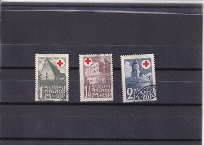 PUNAINEN RISTI 1931LEIMATTUNA