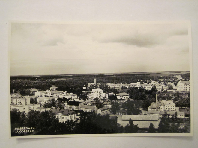 VANHA Postikortti Pietarsaari 1950-l Alkup.Mallikappale