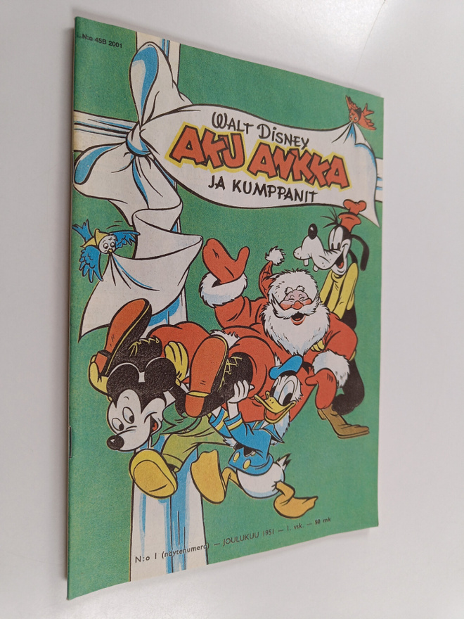 Walt Disney : Aku Ankka ja kumppanit n:o 1/1951 = 45B/200...
