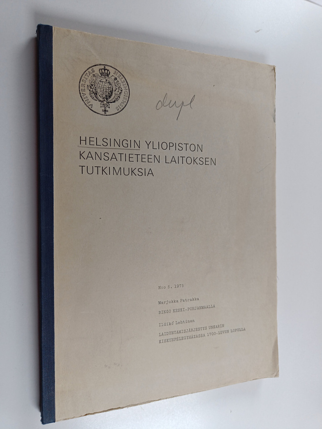 Ildiko Lehtinen ym. : Bingo Keski-pohjanmaalla / Laidunta...