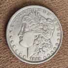 USA 1889 Morgan dollari - hopeaa - pikkukuva 1