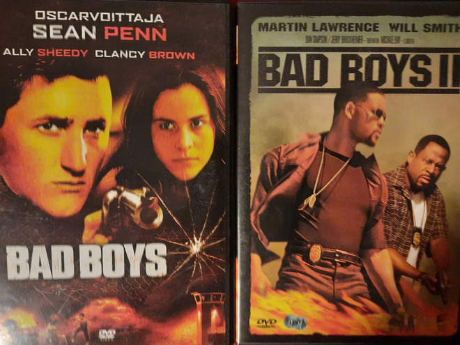 BAD BOYS (Sean Penn) BAD BOYS 2 (Will Smith & Martin Lawrenc