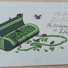 Kasviporttööriin änkeää myös ötököitä, onnittelupk, 1894 - pikkukuva 1