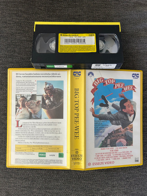 Big Top Pee Wee 1988 Esselte Video VHS FI