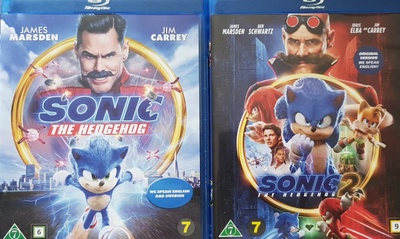 Sonic the Hedgehog 1 ja 2 -Blu-Ray