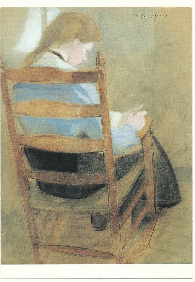 Helene SCHJERFBECK - "Istuva tyttö"