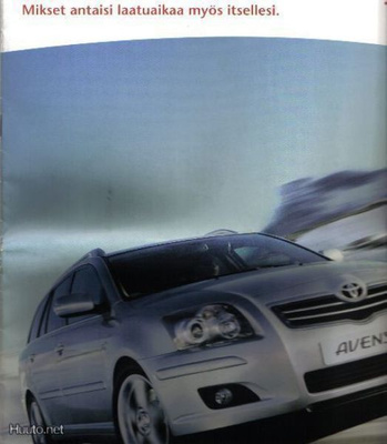 Toyota mallisto -esite, 2006