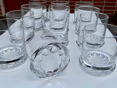 IITTALA HELMINAUHA-viskilasit 12kpl, TIMO SARPANEVA