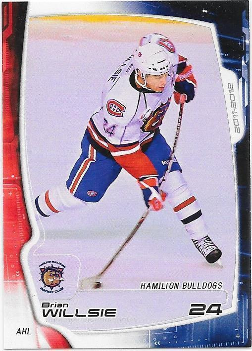 2011-12 Hamilton Bulldogs #17 Brian Willsie ex-TPS farmi