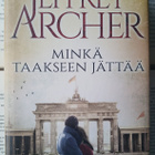 Jeffrey Archer - Minkä taakseen jättää (sid.) - pikkukuva 1