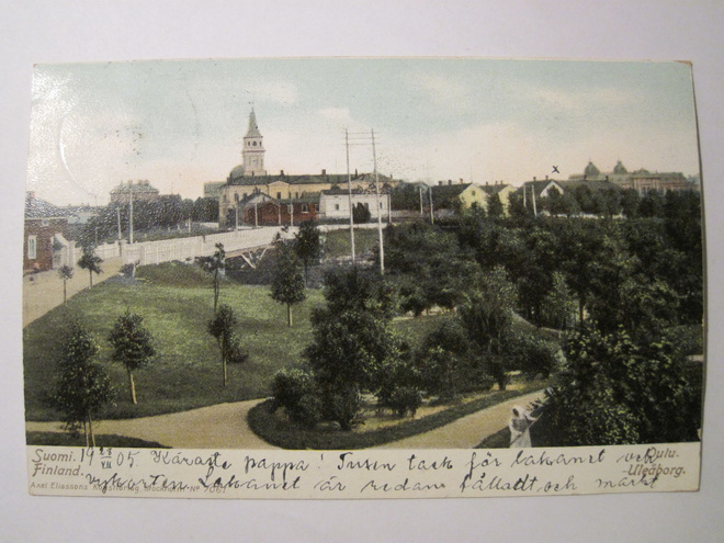 VANHA Postikortti Oulu HUIPPUKUNTO ennen-1905