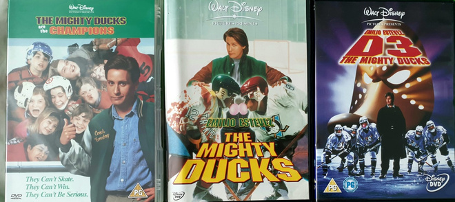 THE MIGHTY DUCKS - MESTARIT TRILOGIA  DVD