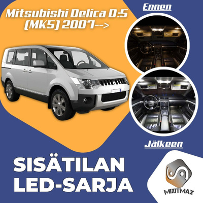 Mitsubishi Delica D:5 Sisätilan LED-sarja 12-osa